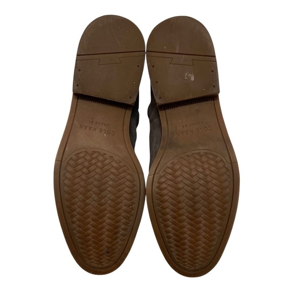 Cole Haan Riona Gray Suede Slouch Back Zipper Casual Ankle Boots Women’s 7.5 - Picture 12 of 15